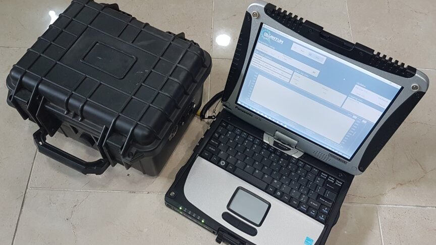 Each Well Whisperer comes pre-packaged with a laptop to easily monitor and record well data